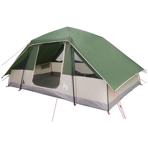 Tenda familiare con telo da pioggia resistente all'acqua Verde - Foto 1