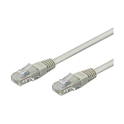 ICOC CCA5U-200 - Cavo di rete Patch CCA Cat. 5e Grigio UTP 20 mt - Foto 1