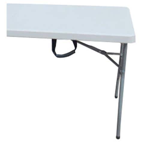 Tavolo pieghevole e portatile in valigetta in acciaio piano in HDPE - Foto 2