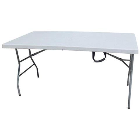 Tavolo pieghevole e portatile in valigetta in acciaio piano in HDPE - Foto 6