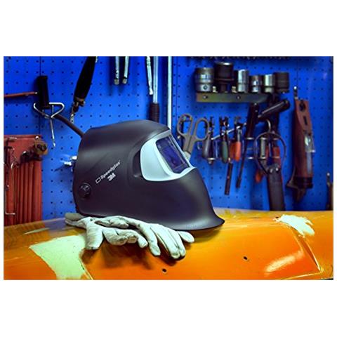 3M Speedglas Elmetto per saldatura 100, Nero - Foto 3