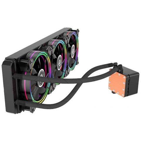 Dissipatore A Liquido 360mm 3 Ventole Rgb 1851 1700 1200 Am5 Am4 115x 1151 1150 - Foto 1