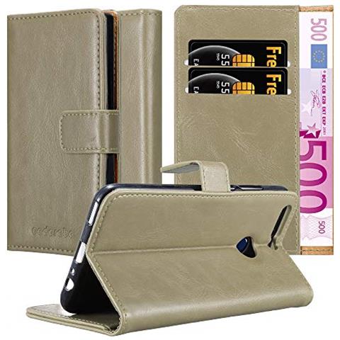 Custodia Compatibile Con Honor 8 Pro In Marrone Cappuccino - Coperchio Protettiva Con Chiusura Magnetica, Funzione Stand E Tasca Per Le Carte - Foto 1