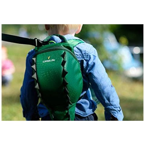Po 'di Vita Del Bambino Zaino Coccodrillo, Zaino Coccodrillo Unisex Bambini, Bianco Taglia Unica - Foto 5