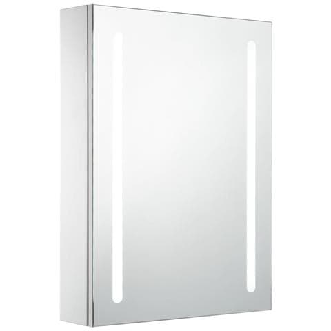 Armadietto Bagno con Specchio e LED 50x13x70 cm - Foto 1