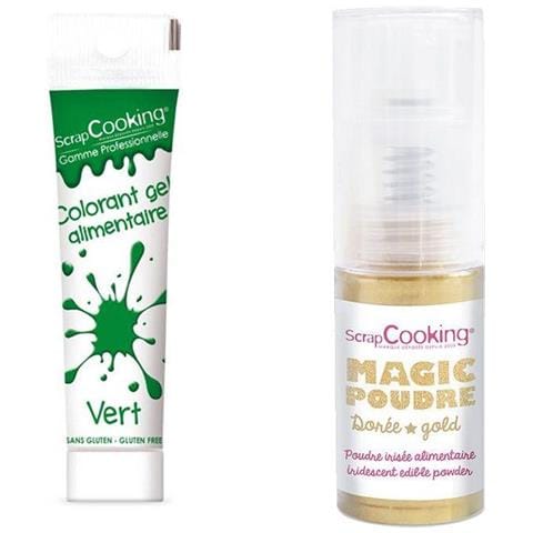 Colorante Alimentare Gel 20 G + Polvere Alimentare Dorato - Foto 1