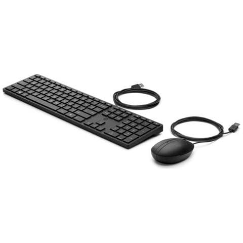 Mouse E Tastiera Wired Desktop 320mk, Standard, Usb, Nero, Mouse Incluso - Foto 3