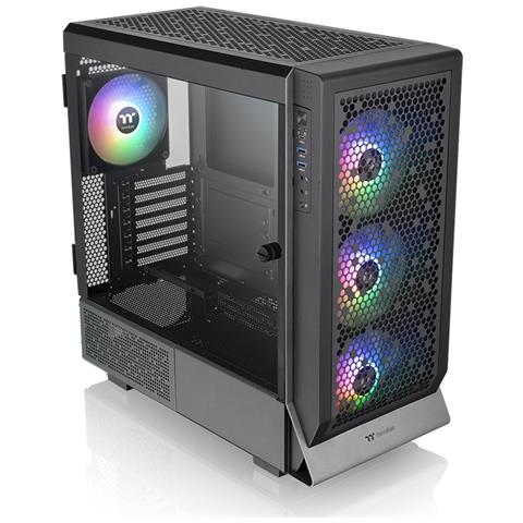 Case Ceres 500 TG ARGB Mid Tower ATX, EATX, micro ATX, Mini-ITX 3 Porte USB 3.1 Colore Nero (Finestrato) - Foto 2