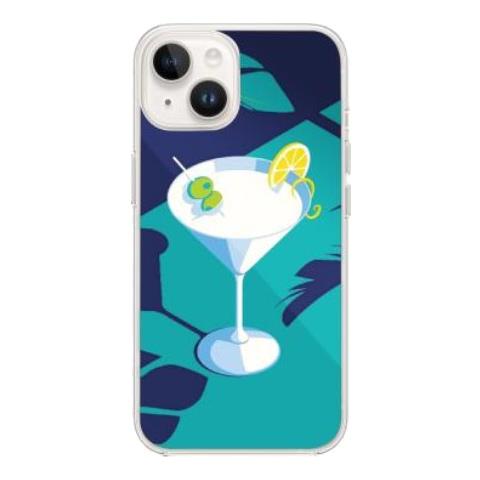 Cover Per Iphone 13/14 In Resina Cocktail Blue Mirror, Blu - Foto 1