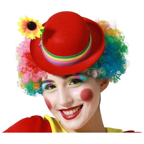 Cappello Pagliaccio Rosso - Foto 1