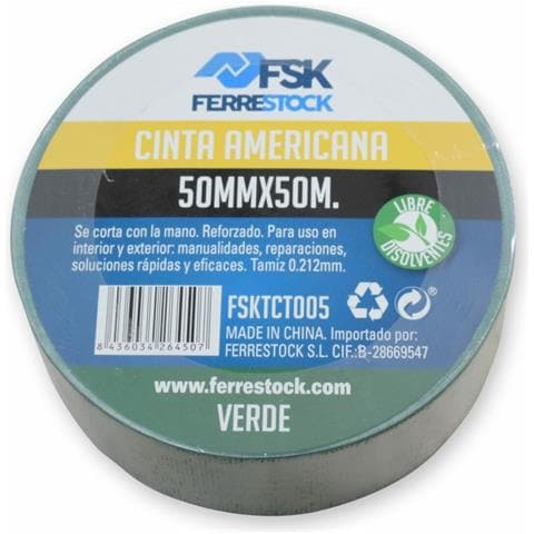 Nastro Americano Verde 50 Mm X 50 M - Foto 2
