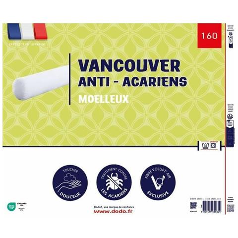 Cuscino Vancouver Bianco 160 Cm Antiacari - Foto 3