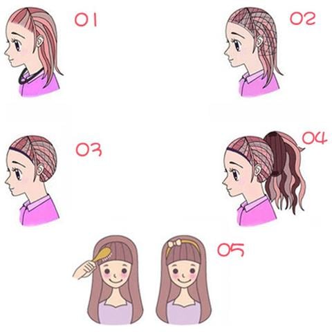 Tazza Per Parrucca In Rete A Rete, Cuffia Per Parrucca In Rete Per Capelli, Confezione Da 5 - Foto 2
