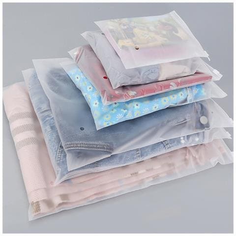 50 Pezzi Di Sacchetti Con Cerniera Autosigillanti, Sacchetti Di Stoccaggio Satinati M - Foto 2