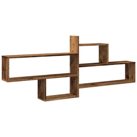 Mensola A Parete Legno Antico 167,5x18x68 Cm In Truciolato - Foto 2