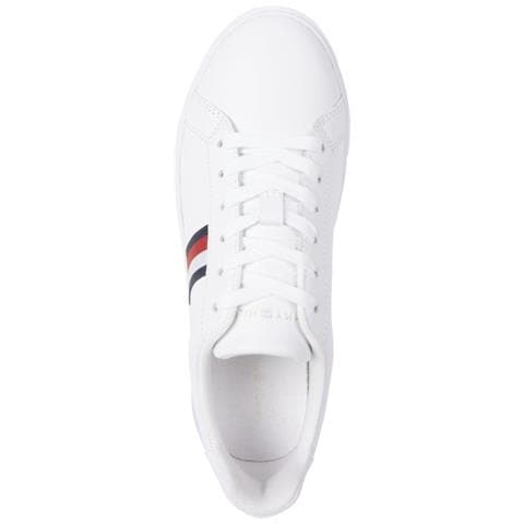 Essential Sneaker Stripes Sneakers Pelle Scarpe Donna Bianco Eu 36, Fw0fw07779 Ybs - Foto 3