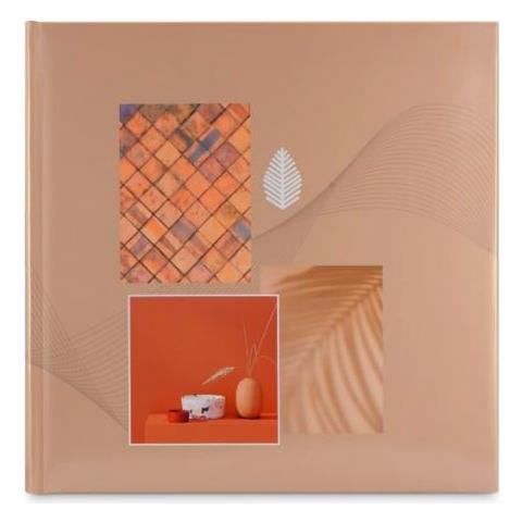 Singo Ii Album Fotografico E Portalistino Terracotta 100 Fogli Rilegatura Del Libro - Foto 1