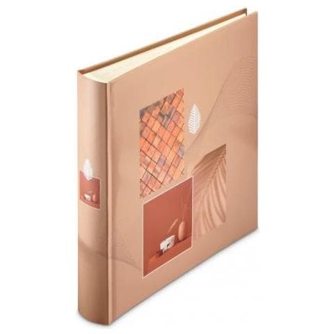 Singo Ii Album Fotografico E Portalistino Terracotta 100 Fogli Rilegatura Del Libro - Foto 2