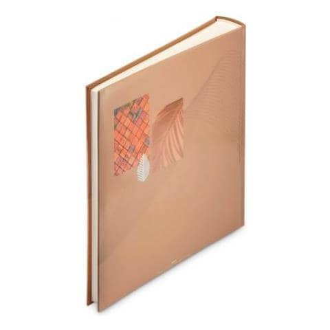 Singo Ii Album Fotografico E Portalistino Terracotta 100 Fogli Rilegatura Del Libro - Foto 3