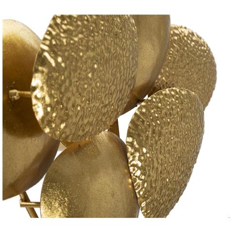 Lampada A Parete Sassi 1 - Oro - Metallo - 44x11x28 Cm - Foto 2