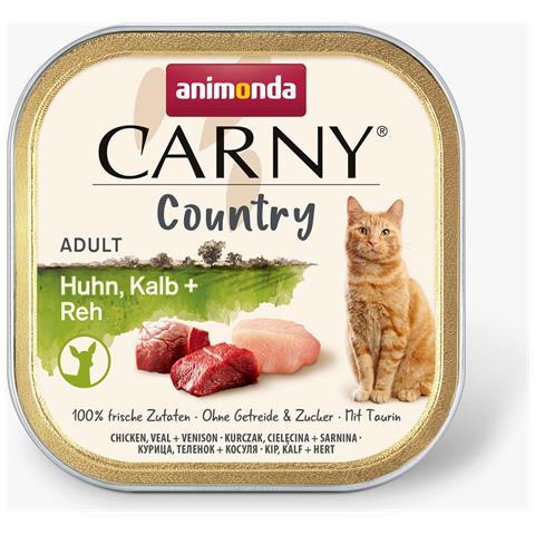 animonda Carny 83844, Adulto, Tutte le razze, Pollo, Vitello, 100 g, Senza cereali, Non contiene soia - Foto 1