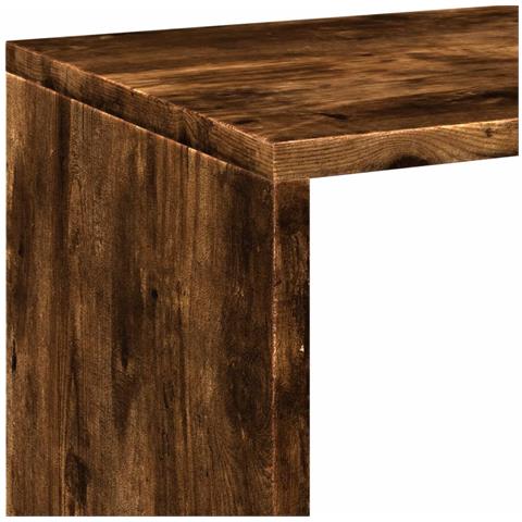 Libreria Divisorio Rovere Fumo 69,5x29x103,5cm in Truciolato - Foto 9