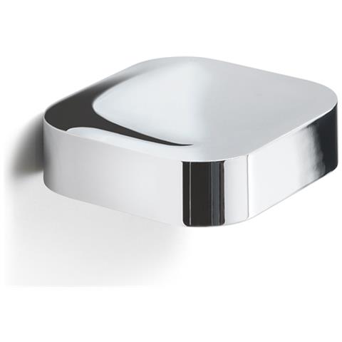 Portasapone Inamovibile Da Muro In Ottone, Acciaio Inox E Cromall 3212 Serie Outline Cromato - Foto 1