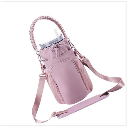 Borsa A Tracolla Da Esterno Per Borraccia: Porta Borraccia Portatile E Versatile Pink - Foto 2