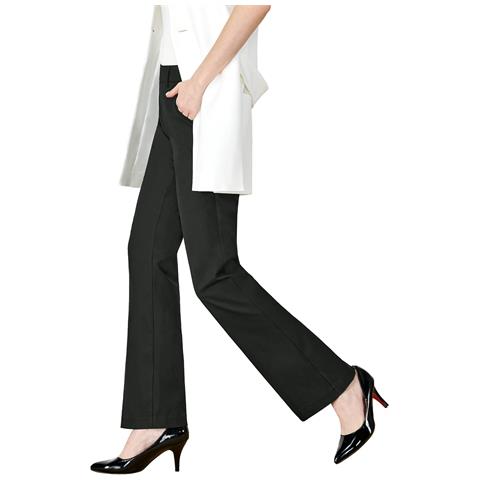 Pantaloni Da Donna A Zampa Eleganti Antracite Lunghezza 79 Cm L - Foto 1