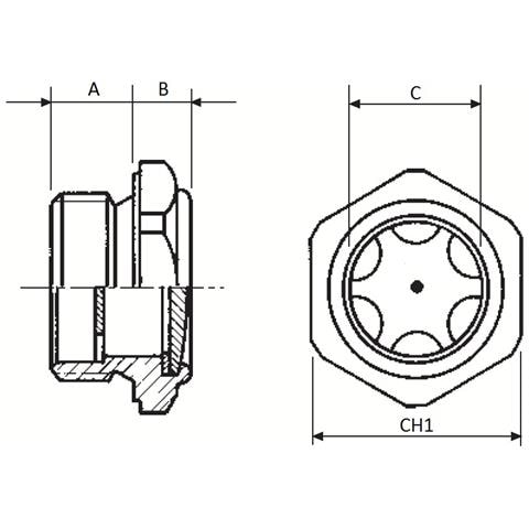 Spia Livello Olio Da 3/4” In Alluminio Confezione Da 10 Pezzi - Foto 2