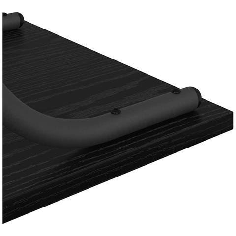 Tavolo consolle con lo scaffale Rovere nero 101 x 35 x 80.5 cm - Foto 9