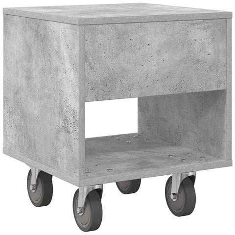 Comodino 2 pcs Grigio cemento 40,5 x 40 x 48 cm - Foto 9