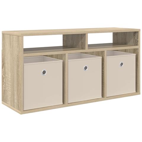 Lowboard con cassetto Rovere Sonoma 87 x 27,5 x 43 cm - Foto 1