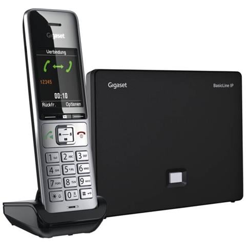 BasicLine IP + COMFORT 500HX Telefono DECT Identificatore di chiamata Nero, Argento - Foto 3