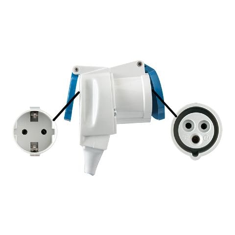 Presa angolare per Caravan 400V / 16A schuko - Foto 1