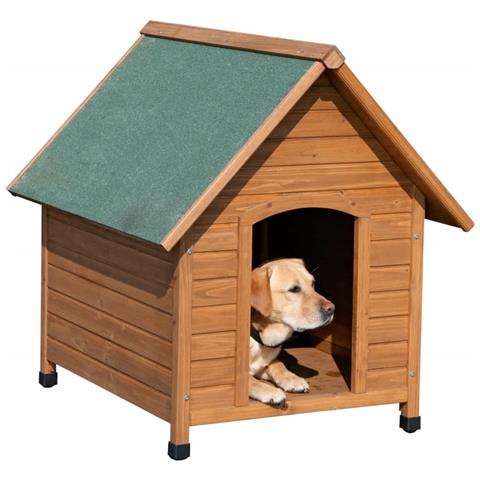 Cuccia Per Cani 85x73x80 Cm Marrone E Verde 82394 - Foto 2