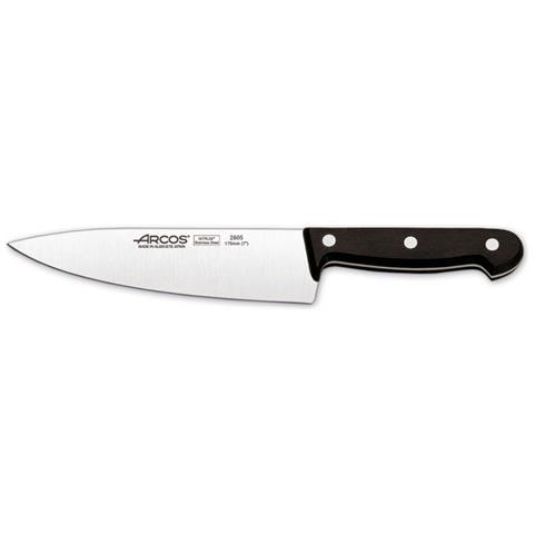 Serie Universal - Coltello Da Cucina - Lama Acciaio Inossidabile Nitrum 175 Mm - Manico Polioxymetilene (pom) Colore Nero - Foto 1