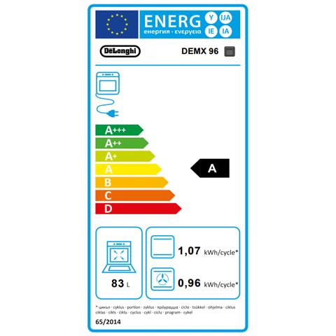 Cucina Elettrica DEMX96ED 5 Fuochi a Gas Forno Elettrico Multifunzione Ventilato Classe A Dimensioni 90 x 60 cm Colore Inox  - Foto 2