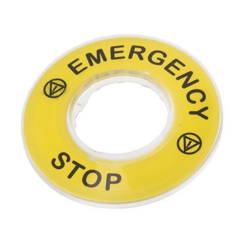 Etichetta Rettangolare Emergenza Stop 3d Zby9320 - Foto 1