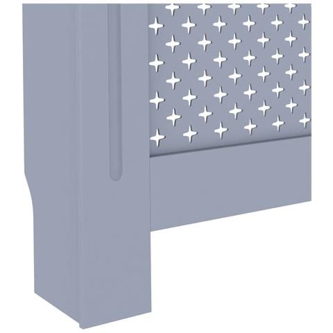 Copertura per Radiatore Antracite 112x19x81 cm in MDF - Foto 2