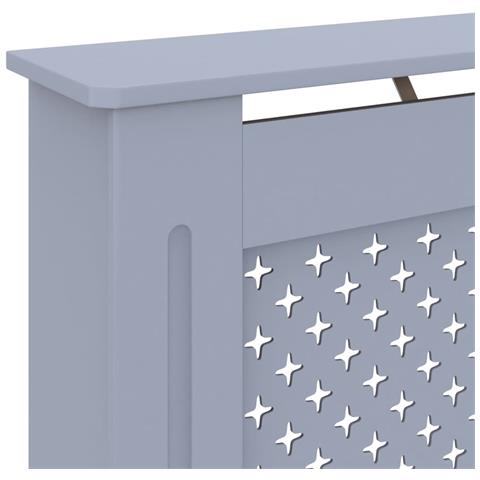 Copertura per Radiatore Antracite 112x19x81 cm in MDF - Foto 7