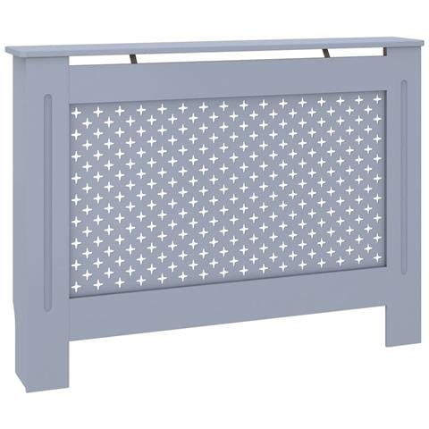 Copertura per Radiatore Antracite 112x19x81 cm in MDF - Foto 1