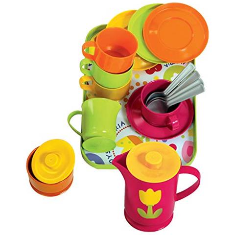 Set Da Te In Plastica Con Vassoio 12+ - Foto 1