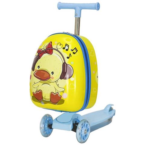 SLOWMOOSE - Valigia Scooter Per Bambini Simpatico Cartone Animato, Borsa  Trolley Pigro [22/16 \u0026#34; ] - ePRICE