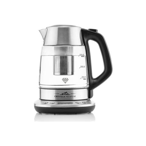 Bollitore Crystela Premium 915390000 Elettrico, 2200 W, 1,5 L, Vetro, Base Girevole A 360°, Acciaio Inossidabile / vetro - Foto 15