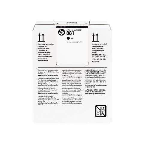 CR334a Cartuccia Ink Originale 881 Nera per HP Latex 3000 Printer - Foto 2