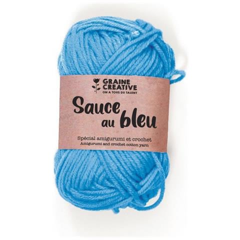 Filato Di Cotone Speciale Per Uncinetto E Amigurumi 55 M - Azzurro - Foto 1