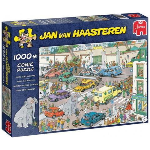 Jan Van Haasteren Goes Shopping 1000 Pcs Puzzle 1000 Pz Fumetti - Foto 1