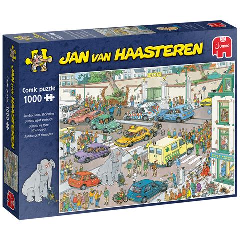 Jan Van Haasteren Goes Shopping 1000 Pcs Puzzle 1000 Pz Fumetti - Foto 3