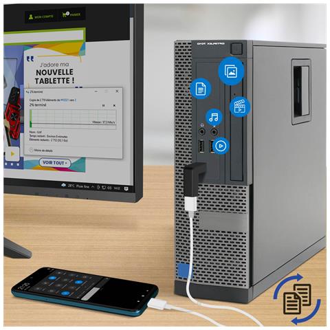 Adattatore 90° Da Usb-c Femmina A Usb-c A Gomito Maschio Ultra-compatto Nero - Foto 10